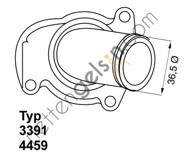 WAHLER 4459.92D TERMOSTAT (CORSA-C/ASTRA-H/ASTRA-G/CORSA-B  OPEL BİNEK TERMOSTAT