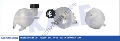 KALE 343885 RADYATOR YEDEK SU DEPOSU P307-C4-C4 VTS 1,4 / 1,6 /2,0 BENZINLI (01-08)   PEUGEOT-CITROEN BİNEK YEDEK SU DEPOSU
