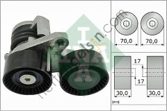 INA 534049610 V KAYIS GERGI KUTUGU BMW E82 E88 E90 E91 E92 E93  BMW BİNEK ALTERNATÖR GERGİ RULMANI