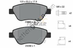 TEXTAR 2398202 FREN BALATASI OPEL CORSA D 07> KÜÇÜK TİP ÖN 1605226 OPEL