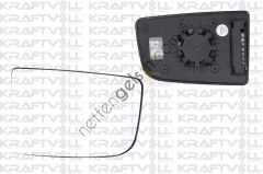 KRAFTVOLL 09080188 DIS DIKIZ AYNA CAMI ELEKTIRIKLI ISITMALI SAG CONVEX CAMLI CRAFTER-SPRINTER (06->>)  VW-AUDI-SEAT-SKODA BİNEK DIKIZ AYNA CAMI