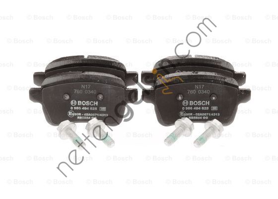 BOSCH 0986494825 ARKA FREN BALATASI DISK ICIN OPEL CORSA E 15> - FIAT 500L  OPEL BİNEK FREN BALATASI