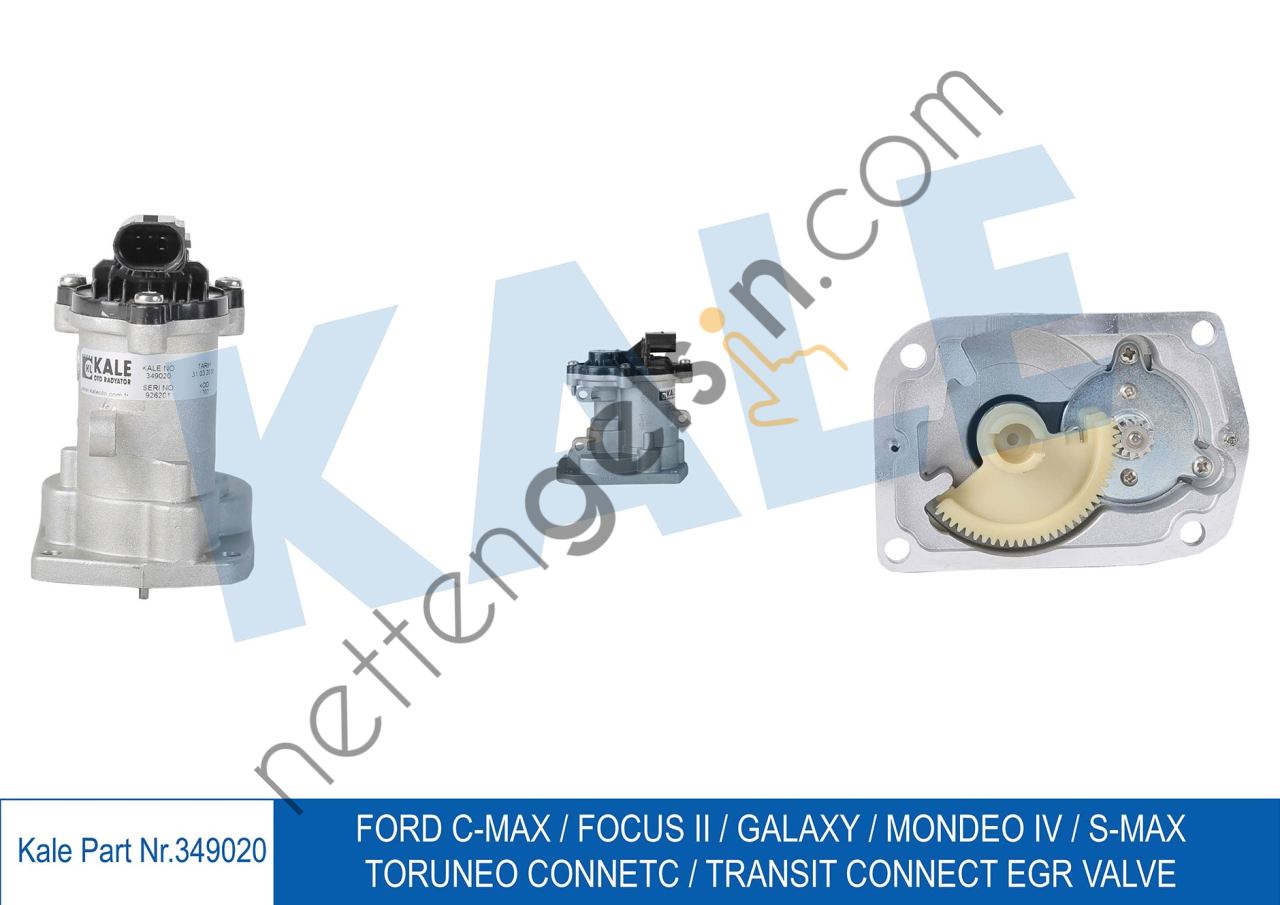 KALE 349020 EGR VALFI CONNECT 1,8TDCI 110PS 02>13 S MAX GALAXY 1,8TDCI 110PS 06 />  FORD BİNEK