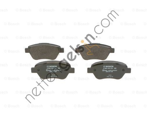 BOSCH 0986495237 ON FREN BALATASI CORSA D ADAM (KUCUK TIP)  OPEL BİNEK FREN BALATASI