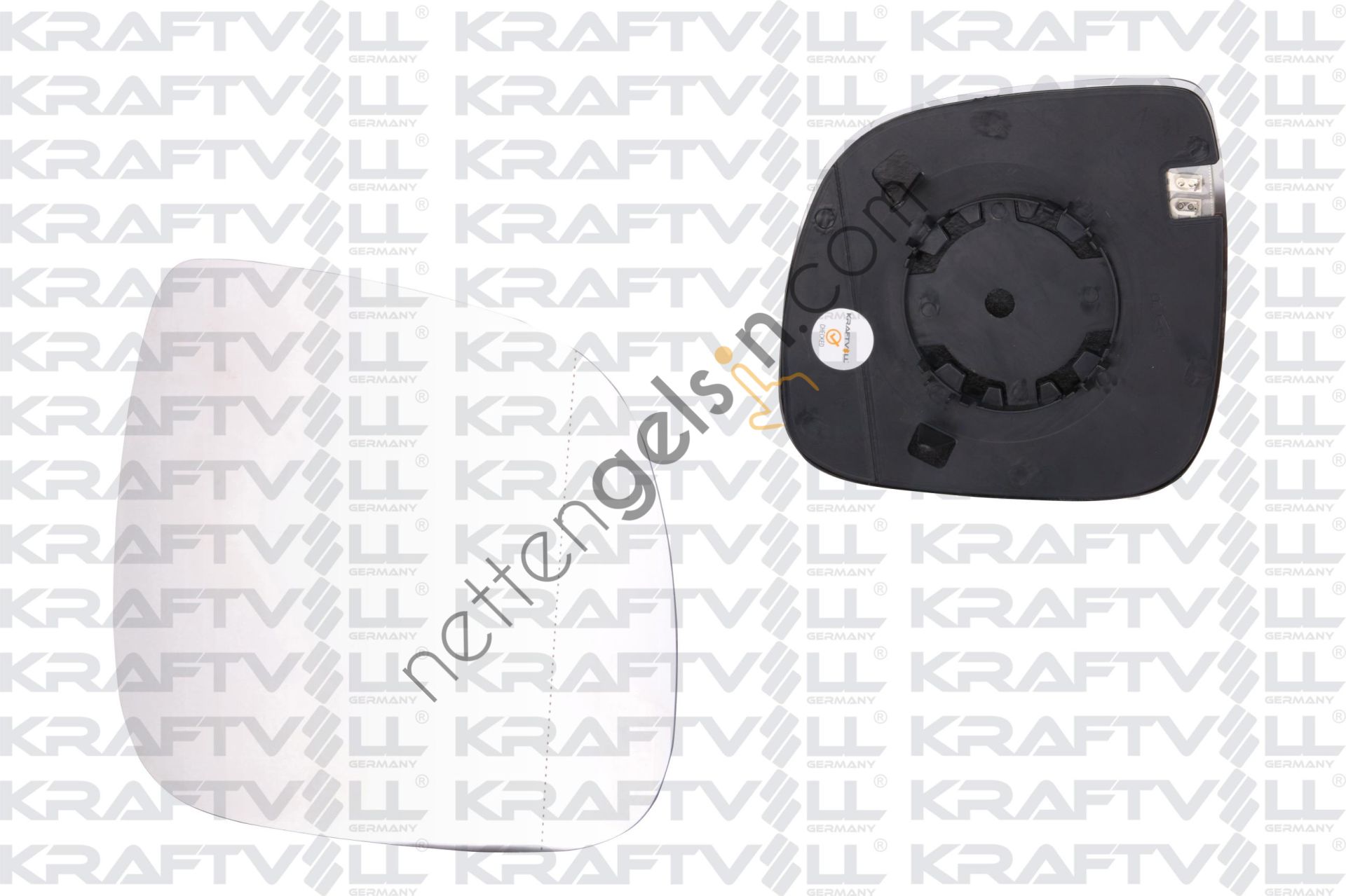 KRAFTVOLL 09080182 DIS DIKIZ AYNA CAMI ELEKTIRIKLI ISITMALI SAG ASFERIK CAMLI TRANSPORTER T6 (11->>) AMOROK (10->>)  VW-AUDI-SEAT-SKODA BİNEK DIKIZ AYNA CAMI