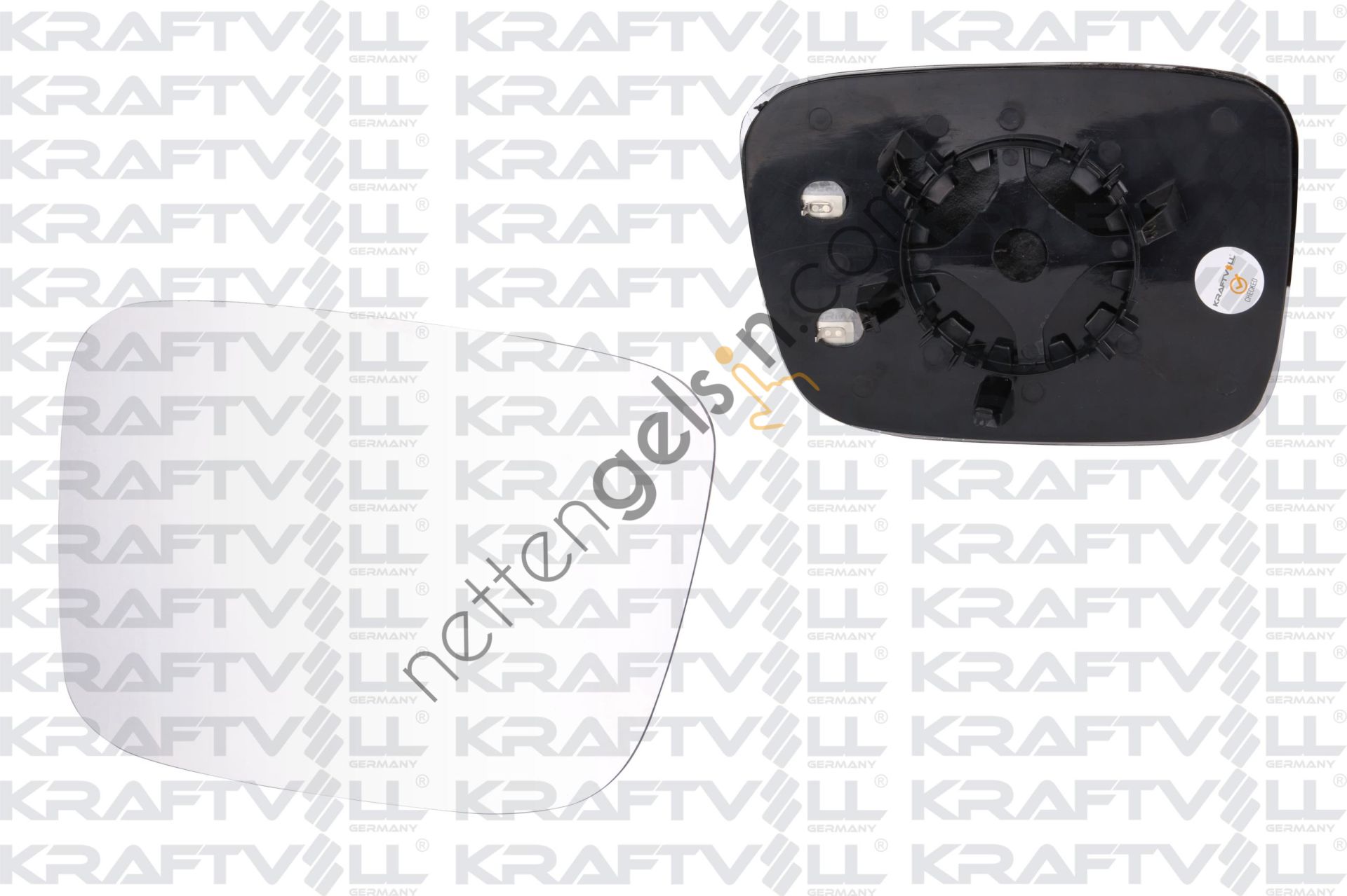 KRAFTVOLL 09080180 DIS DIKIZ AYNA CAMI ELEKTIRIKLI ISITMALI SAG CONVEX CAMLI TRANSPORTER T5 (03-10) CADDY (04-14)  VW-AUDI-SEAT-SKODA BİNEK DIKIZ AYNA CERCEVESI