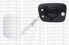 KRAFTVOLL 09080180 DIS DIKIZ AYNA CAMI ELEKTIRIKLI ISITMALI SAG CONVEX CAMLI TRANSPORTER T5 (03-10) CADDY (04-14)  VW-AUDI-SEAT-SKODA BİNEK DIKIZ AYNA CERCEVESI