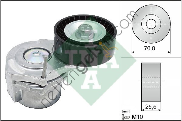 INA 534043810 V KAYIS GERGI KUTUGU ASTRA J A17DTC  OPEL BİNEK ALTERNATÖR GERGİ RULMANI