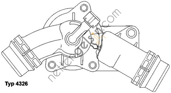 WAHLER 4326.97D TERMOSTAT M-52/54 E-38/39/46/53/60/61/65/66/83/85 11531437040 BMW
