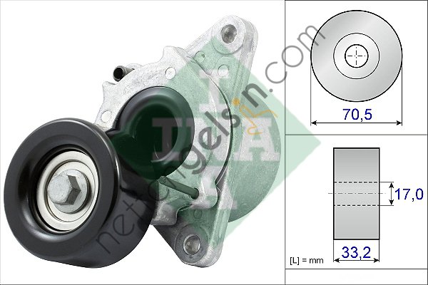 INA 534043510 ALTERNATOR V KAYIS GERGI RULMANI KOMPLE NISSAN NAVARA D40 PATHFINDER2005>  NISSAN BİNEK ALTERNATÖR GERGİ RULMANI