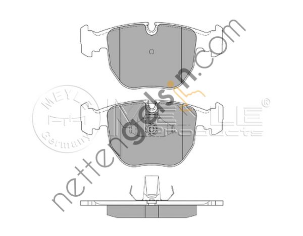 MEYLE 025 214 8619 FREN BALATASI E-38 ÖN 7.40 // E-39 /5.30/E 53 34116761252 BMW