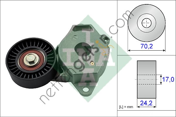 INA 534040910 V KAYIS GERGI KUTUGU TOYOTA COROLLA AURIS YARIS 1.33 2008->  TOYOTA BİNEK ALTERNATÖR GERGİ RULMANI