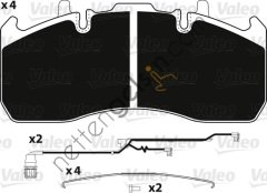 VALEO 882243 FREN BALATASI > VOLVO - RVI ARKA FH/FM SENSÖRLÜ 20568712 VOLVO