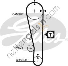 GATES GT:5274XS KAYIŞ TRİGER JP 323 .1.6 SEPHIA 1.5 RİO 1.3 PRİDE/  MAZDA
