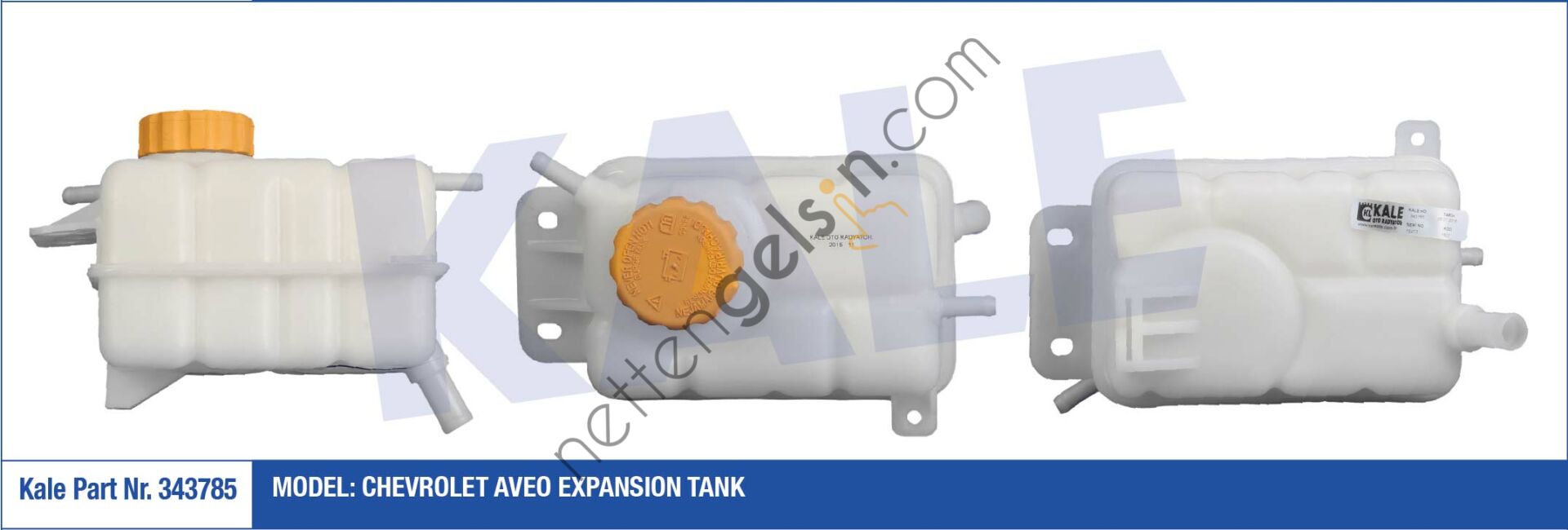 KALE 343785 GENLESME DEPOSU KALOS AVEO T250 T255  CHEVROLET BİNEK YEDEK SU DEPOSU