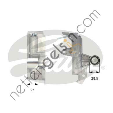 GATES GT:T43028 GERGİ KÜTÜĞÜ TRİGER VW 1.8 T 20V PASSAT AWT ALT 06B109477A VW