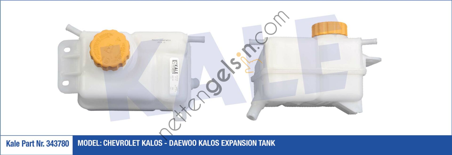 KALE 343780 GENLESME TANKI KALOS   CHEVROLET BİNEK YEDEK SU DEPOSU