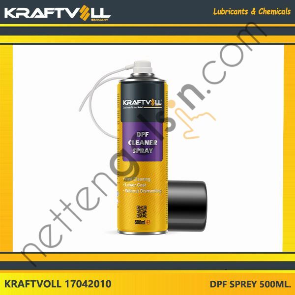 KRAFTVOLL 17042010 DPF TEMIZLIK SPREYI HORTUMLU  YAĞ & ANTİFİRİZ BİNEK ! TEMIZLEME SPREYI