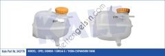 KALE 343770 GENLESME TANKI OPEL COMBO / CORSA C / TIGRA   OPEL BİNEK YEDEK SU DEPOSU