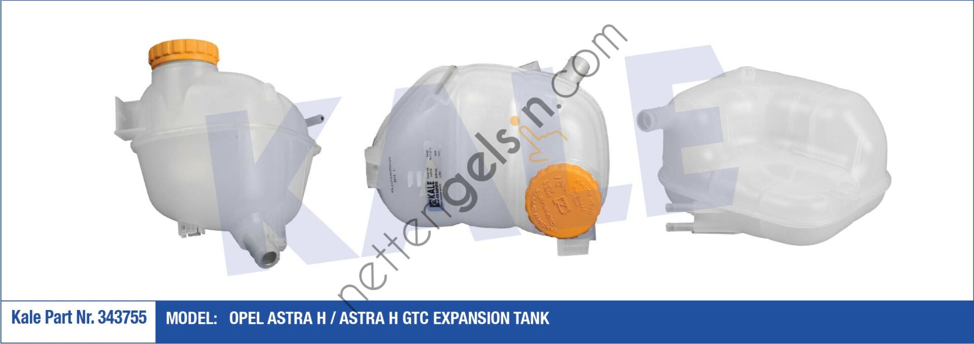 KALE 343755 RADYATOR GENLESME SU DEPOSU ASTRA H ASTRA H GTC  OPEL BİNEK YEDEK SU DEPOSU