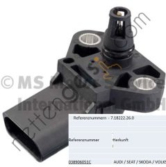 PIERBURG 7.18222.26.0 TURBO BASINC SENSORU T5 2.5 TDI POLO 1.9 TDI PASSAT 1.9 2.0 TDI JETTA 2.0 TDI GOLF V 1.4 1.9TDI AWX AVF ASZ AZV AXD AXE BLT BKD  VW-AUDI-SEAT-SKODA BİNEK BASINÇ SENSÖRÜ