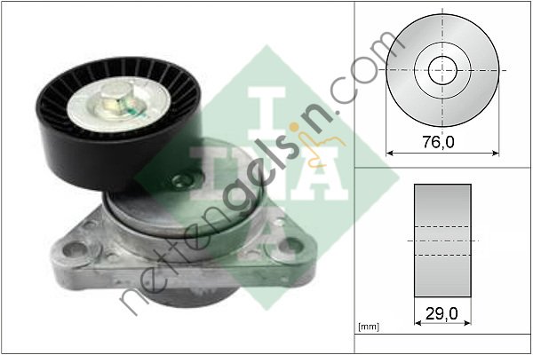 INA 534029010 ALTERNATOR GERGI KOMPLE AVEO KALOS LACETTI NUBIRA 1.4 1.5 1.6 1.6 16V 96183115 (ABA 25303115 EŞDEĞERİ) CHEVROLET BİNEK V KAYIŞ GERGİ RULMANI