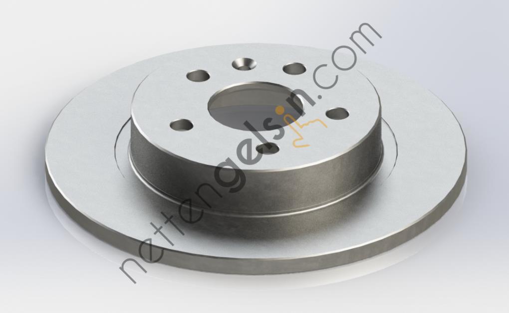 KRAFTVOLL 07040138 ARKA FREN AYNASI DUZ 268mm CRUZE 09->  CHEVROLET BİNEK FREN DİSKİ