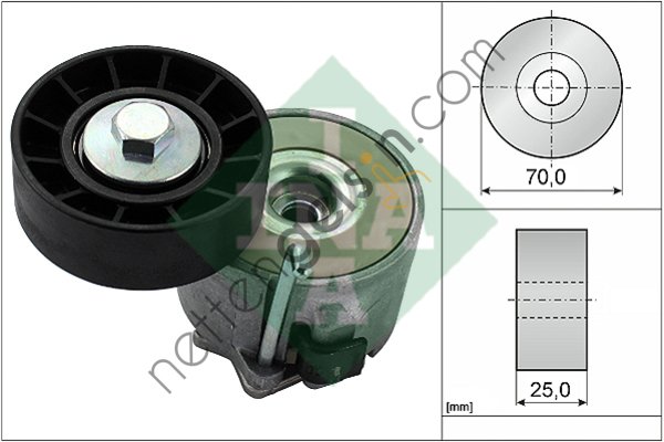 INA 534028010 ALTERNATOR V KAYIS GERGI RULMANI IVECO DAILY IV V  IVECO HAFİF TİCARİ ALTERNATÖR GERGİ RULMANI
