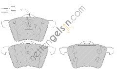 FERODO FDB1654 ON FREN BALATASI TAKIM SHARAN 00>10 GALAXY 00>06 ALHAMBRA 96>10 1,9TDI / 2,0I / 2,8 / 2,3 16V (16 JANT)  VW-AUDI-SEAT-SKODA BİNEK FREN BALATASI