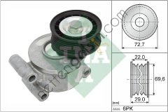 INA 534024910 V KAYIS GERGI KUTUGU VOLVO S40 V50 C30 10> 1.8 - 2.0 FORD FOCUC II C-MAX 1.8 2.0 09>11  VOLVO BİNEK V KAYIS GERGI SETI