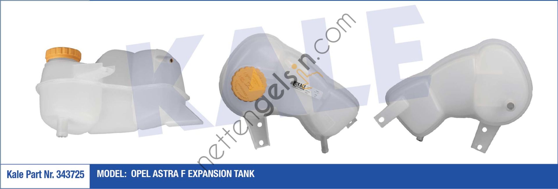 KALE 343725 RADYATOR GENLESME DEPOSU ASTRA F 1,4 1,6 8V  OPEL BİNEK YEDEK SU DEPOSU
