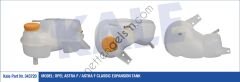 KALE 343720 RADYATOR GENLESME DEPOSU ASTRA F / ASTRA F CLASSIC  OPEL BİNEK YEDEK SU DEPOSU