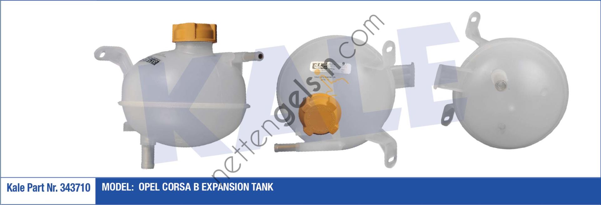 KALE 343710 RADYATOR GENLESME SU DEPOSU CORSA B 1,2 1,4 8V  OPEL BİNEK YEDEK SU DEPOSU