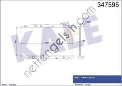 KALE 347595 MOTOR SU RADYATORU HONDA ACCORD 2008> OTOMATIK VITES  HONDA BİNEK MOTOR SU RADYATORU