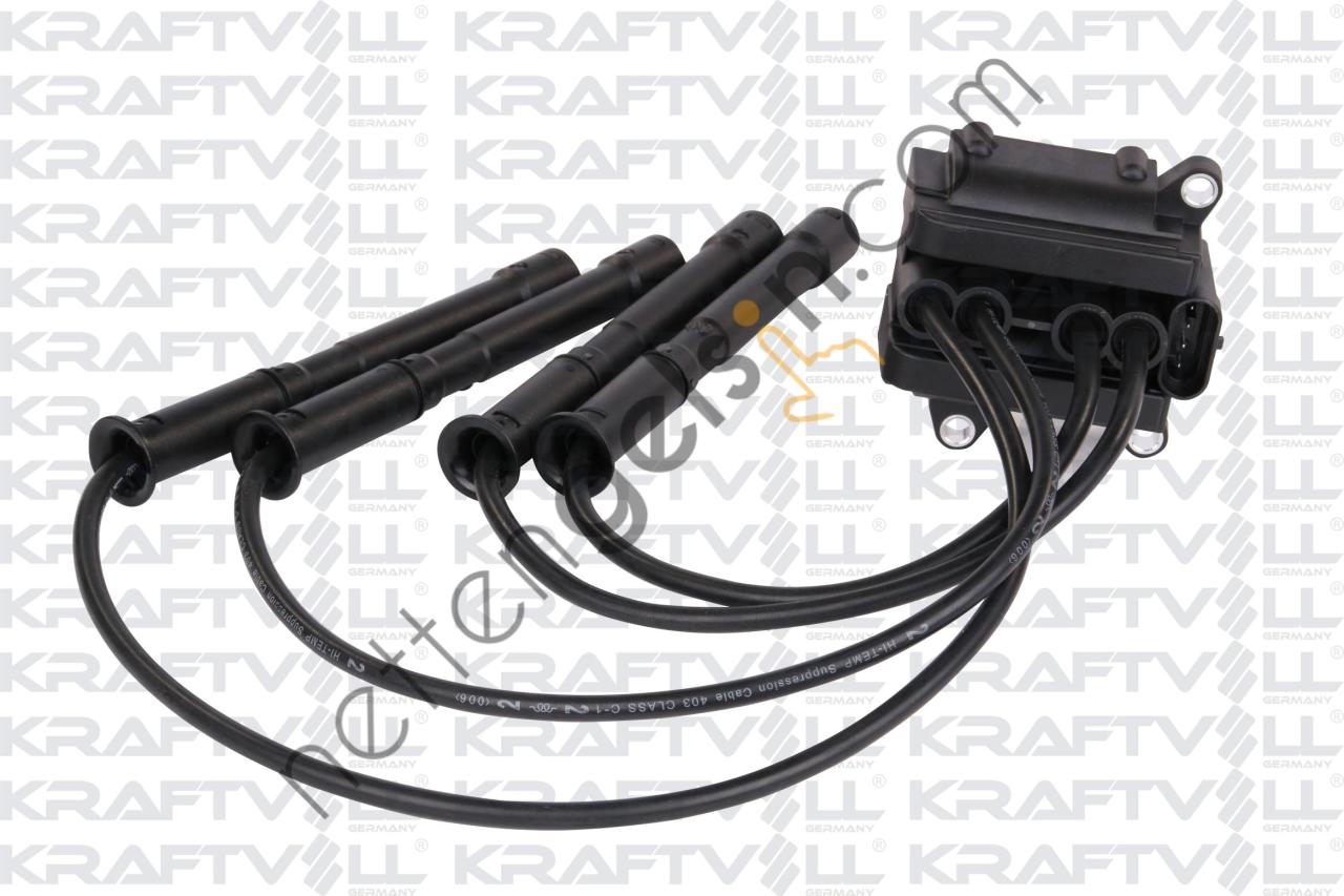 KRAFTVOLL 05020061 ATESLEME BOBINI LOGAN I II SANDERO I II CLIO II III IV KANGOO MODUS SYMBOL II MODUS TWINGO II 1,2 16V D4F (KABLOLU) ORIJINAL URUN  RENAULT BİNEK ATEŞLEME BOBİNİ