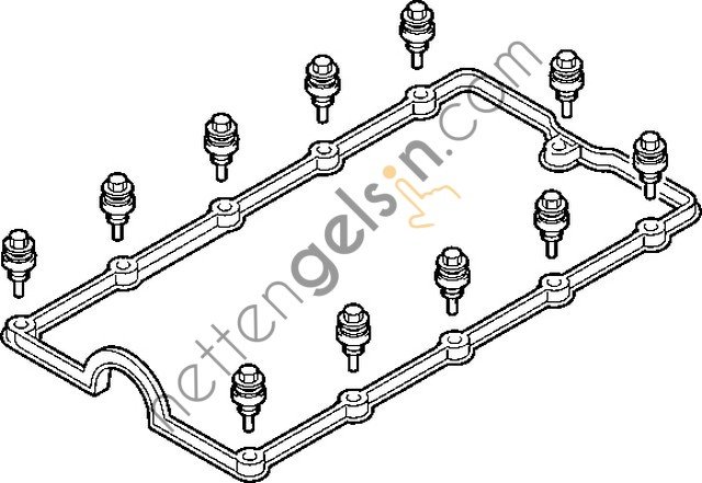 ELRING 388.930 CONTA ÜST KAPAK VW 2.0 TDİ PASSAT G5 BKP BKD FULL 03G103483 VW