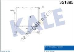 KALE 351895 MOTOR RADYATORU  RENAULT BİNEK MOTOR SU RADYATORU