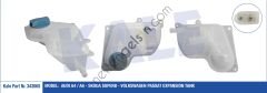 KALE 343665 RADYATOR YEDEK SU BIDONU PASSAT 97>05 AUDI A4 98>01 AUDI A6 98>01 SUPERB 02>08 KAPAKLI  VW-AUDI-SEAT-SKODA BİNEK YEDEK SU DEPOSU