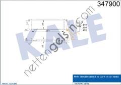 KALE 347900 INTERCOOLER A 160-A 170-VANEO 391x115x32  MERCEDES BİNEK TURBO RADYATÖRÜ
