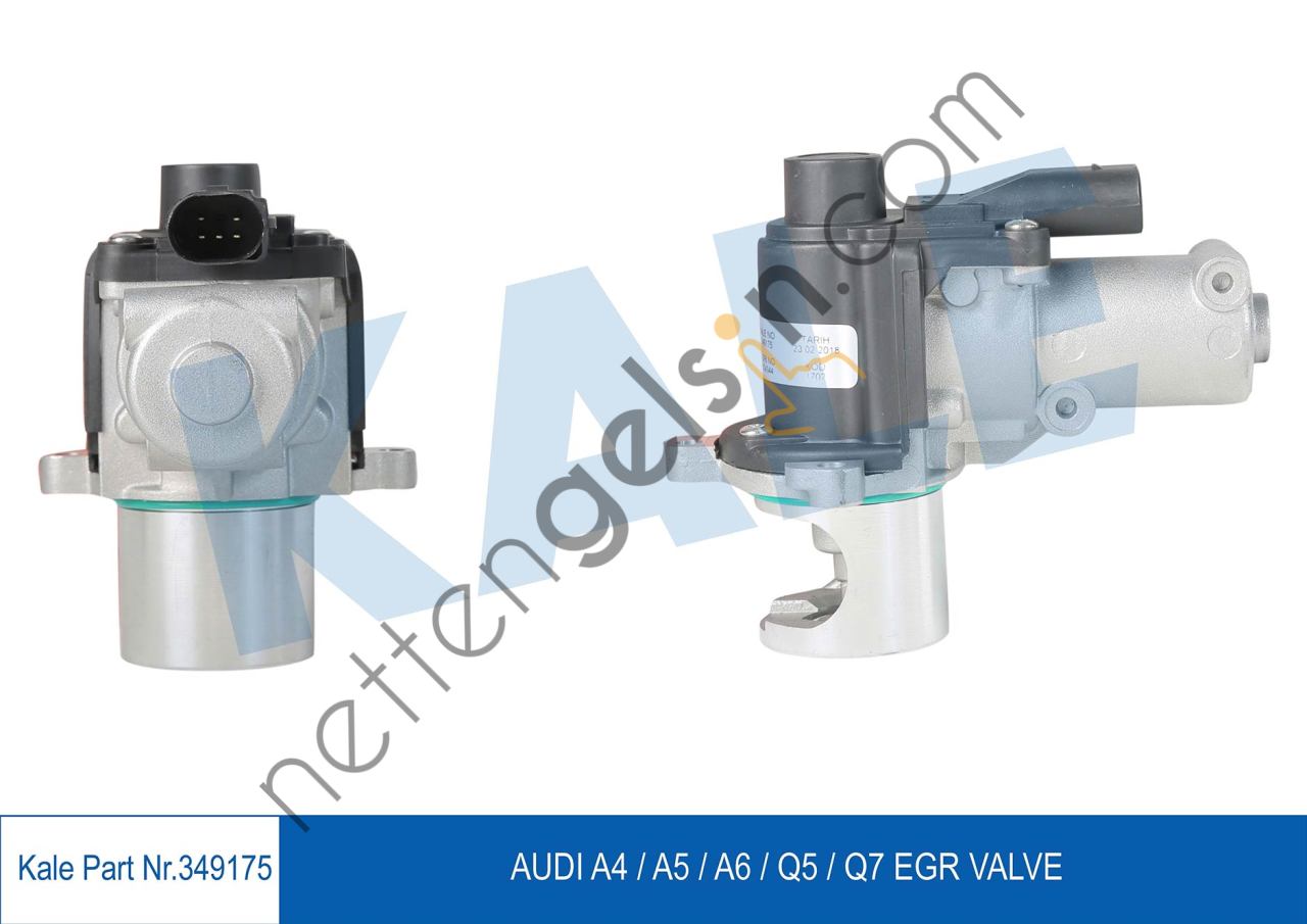 KALE 349175 EGR VALFI TOUAREG A4 A5 A6 Q5 Q7 CASA CASD CATA CANA CANB CANC CAND 2,7 / 3,0TDI 04>  VW-AUDI-SEAT-SKODA BİNEK EGR VALFİ