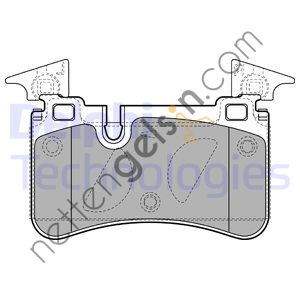 DELPHI LP2151 FREN BALATASI ARKA W204 AMG 08>14 W211 AMG 06>08 R230 AMG 04>12  MERCEDES BİNEK