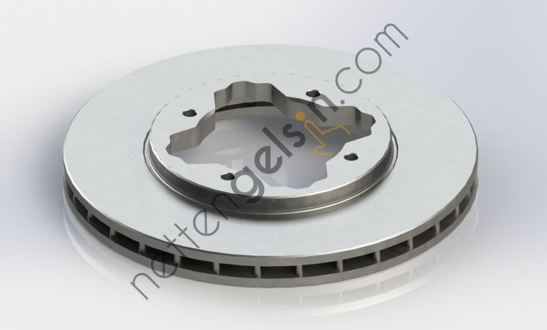 KRAFTVOLL 07040301 ON FREN AYNASI HAVALI HONDA ACCORD 90-98 CIVIC 95-01 (260X4)  45251SM4000 (BOSCH 0986478568 EŞDEĞERİ) HONDA BİNEK FREN DISKI ON