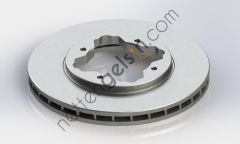 KRAFTVOLL 07040301 ON FREN AYNASI HAVALI HONDA ACCORD 90-98 CIVIC 95-01 (260X4)  45251SM4000 (BOSCH 0986478568 EŞDEĞERİ) HONDA BİNEK FREN DISKI ON