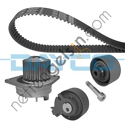 DAYCO KTBWP3330 TRIGER SET + DEVIRDAIM KOMPLE P1007-P206-P207-P307-P308-PARTNER-BERLINGO-C2-C3-C4-C5 1,6 Y 98> (TU5J  PEUGEOT-CITROEN BİNEK TRİGER SETİ