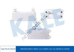 KALE 354330 SANZIMAN YAG SOGUTUCUSU X218 12>17 W204 07>14 C218 11>17 W212 09>15 R172 11>  MERCEDES BİNEK MOTOR YAĞ SOĞUTUCU