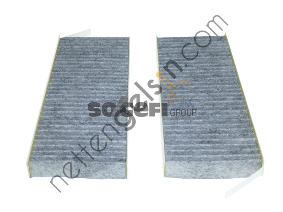 PURFLUX AHC387-2 AKTIF KARBON ANTI BAKTERIYAL POLEN FILTRESI 2 LI LATITUDE  RENAULT BİNEK POLEN FİLTRESİ