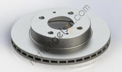 KRAFTVOLL 07040356 ON FREN AYNASI HAVALI NISSAN ALMERA H.B 95-00 (232X4) N15 KASA  NISSAN BİNEK FREN DİSKİ