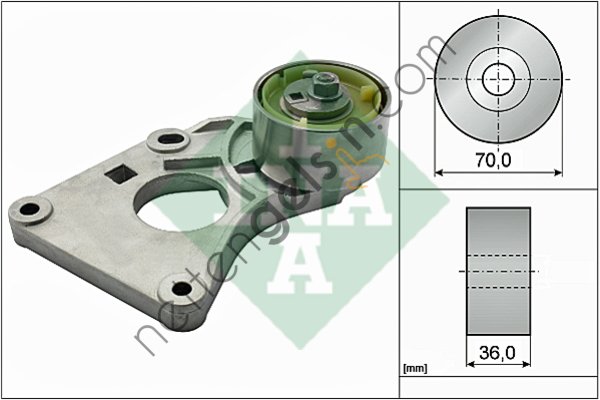 INA 533008820 EKSATRIK GERGI RULMANI C5 3.0HDI  PEUGEOT-CITROEN BİNEK TRIGER KAYIS GERGISI