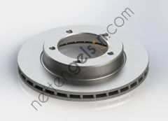 KRAFTVOLL 07040124 ON FREN AYNASI HAVALI 288mm CANTER FE511/FE711 05->  MITSUBISHI HAFİF TİCARİ FREN DİSKİ