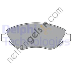 DELPHI LP3360 ON BALATA EGEA YM BRAVO 1.4 1.6D 1.9D 2.0D 08> DELTA 1.4 10> 1.6D 08>11> BUYUK TIP  FIAT BİNEK FREN BALATASI